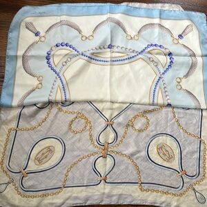 TWO Cartier silk scarves